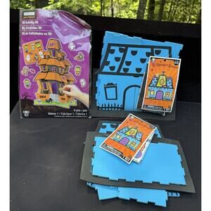 3 Halloween Creatology Foam 3D Structure Craft Kits Haunted Houses W/ Stickers
